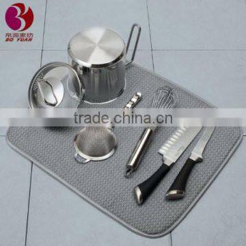 Factory price direct marketing dish drainer mat