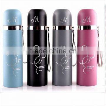 stainless steel vacuum thermos sport water bottle