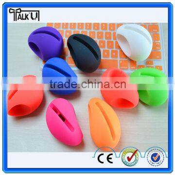 Egg silicone speaker accoustic horn amplifier/rubber amplifier silicone horn speaker for iphone