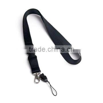 Black personalized neck lanyard