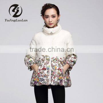 Factory Price Down Coat Fabric Woman Jacket Winter