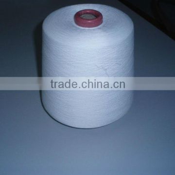 Raw White Recycled Polyester Spun Yarn