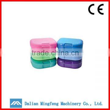 China OEM plastic colorful denture box