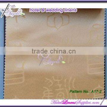 Square 90" * 90" Poly Jacquard Dobby Tablecloths With Ancient Chinese Characters for Table Decorations photo-2