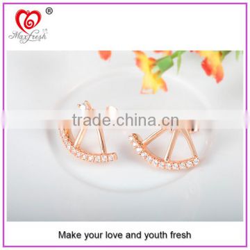 Wholesale 925 Sterling Silver Earring rose gold plating Elegant style Classical earring