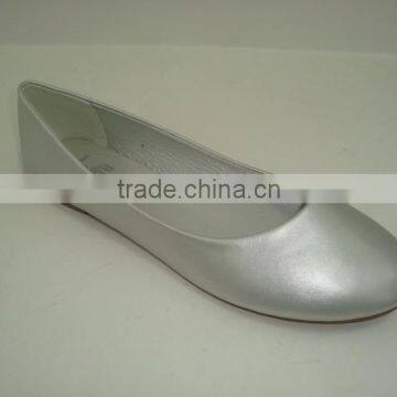 Europe Classic Patent Leather Silver Sandal Shoe