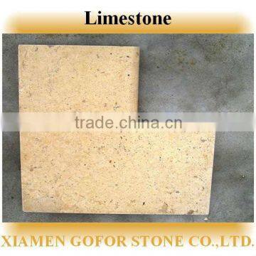 Chinese yellow limestone swmming pool coping