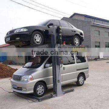 2 post double car stack parking lift for sale