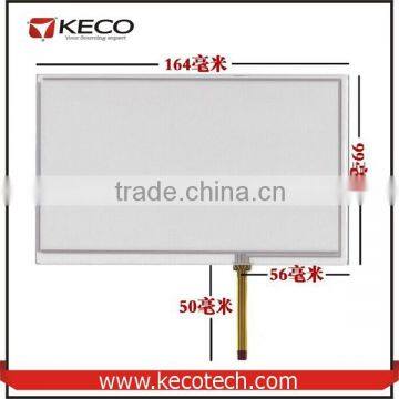 7 7.0 inch General 4 wire resistive 164*99 164mm*99mm AT070TN92 touch glass digitizer Screen