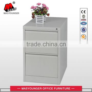 high quality 2 drawers vertical metal filing cabinet