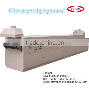 High quality filter paper heating drying tunnel