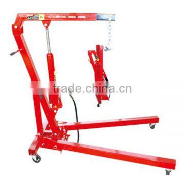 1ton pneumatic foldable floor crane