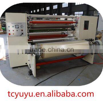 YU-802 Double Shaft Masking Tape Rewinder Machine , Adhesive Tape Rewinder , Log Roll Rewinding Machine photo-5