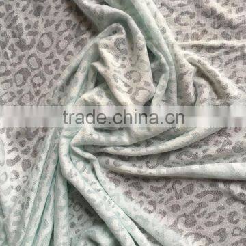 110g/sm Polyester Cotton Knit Single Jersey Burn-out Fabric,knit Burnt Discharge and Burn-out Print Fabric for Dress photo-4