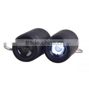 High Tech USB Rechargeable Mini LED Torch Keychain Light With Rotational Switch + PVC Body Quality Choice photo-3