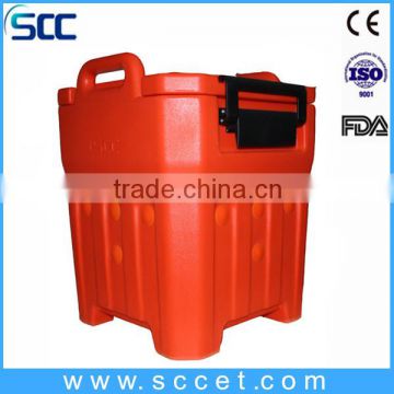 Roto molded Non plug-in insulation thermal soup server container in school and restuarant