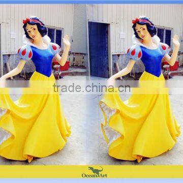 Fiberglass,resin, princess statue for kids&park