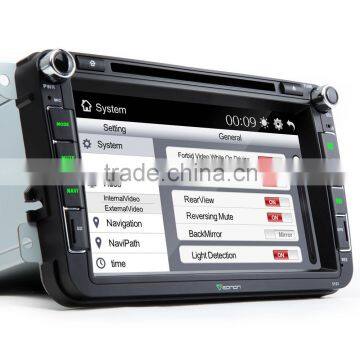 EONON D5153V 8" Digital Touch Screen Car DVD Player With Built-in GPS For Volkswagen/SKODA/SEAT photo-3
