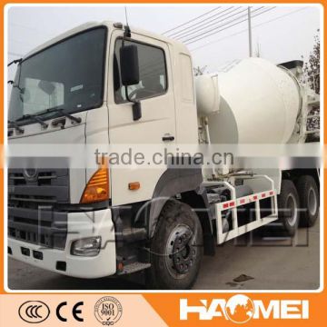 9 cubic meters concrete mixer truck used for concrete deposition