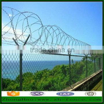 High quality low price outdoor using concertina razor barbed wire security fence