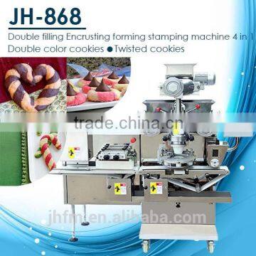 JH868 twisted double color cookies making machine