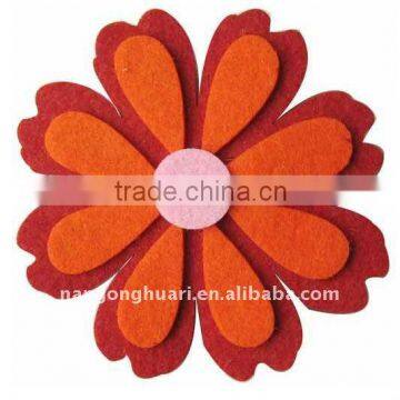 fashion headwear and apparel felt fabric flowers