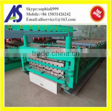 steel tile double deck roll forming machine