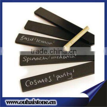 Newest Natural Black Art Crafts Slate Stone Modern Memo Board photo-3