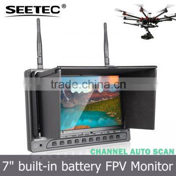 7" LCD Screen Radio Helicopter With Integrated Battery Video Audio 5.8g Receiver 32ch Wireless