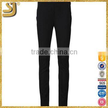 Classic style skinny leg pants for lady, hot selling skinny leg woman pants