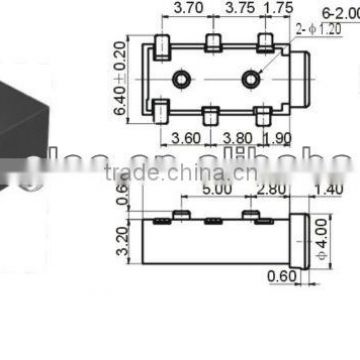 2.5mm smt phone jack