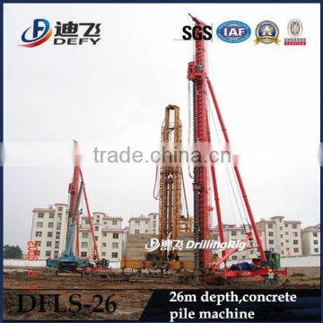 Durable 26m crawler type long spiral pile drilling machine