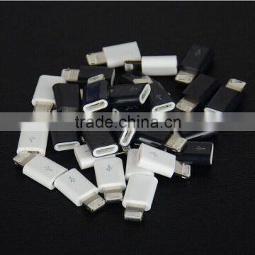 Wholesales MFi Certified 8 Pin C48 Tip to Micro Usb 5 Pin Adapter ABS for Phone Cable photo-6