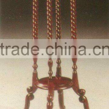 Barley Twisted Planstand Mahogany Indoor Furniture.
