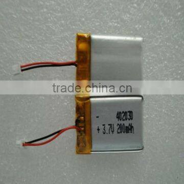 402030 3.7v 200mah Li-polymer battery