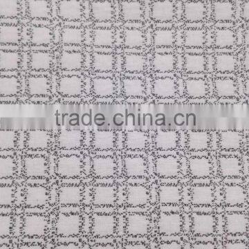 china supplier yarn knitted jacquard fabric for cloth fabric