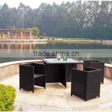 Square Dining Set K/D Table - Patio Furniture