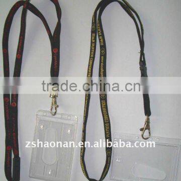 ID card tube lanyard with your logo