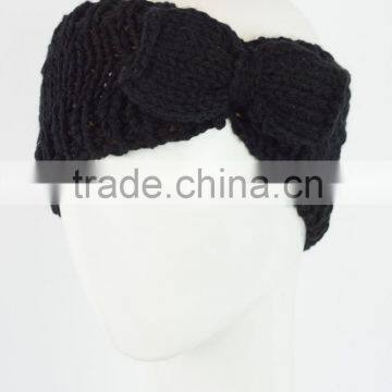 Fashion Womens Winter Crochet Knit Bowknot Headbands photo-6