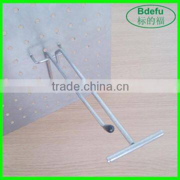 Hanging Display Hook with Plastic Cap for Perforated Back Panel