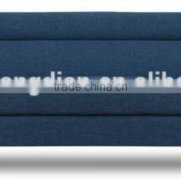 russian style blue velvet sofa wooden frame HDS1468