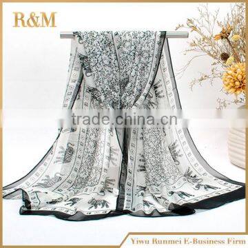 Factory Main Products! Long Lasting Silk Voile Scarf With Good Price photo-2