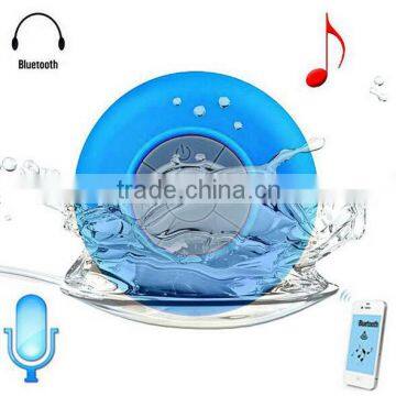 Portable Waterproof Wireless Bluetooth Speaker Car Handsfree Receive Call Music Suction Mic