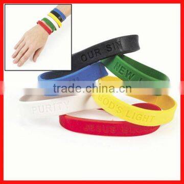 2013 Most fashion style cheap wristbands silicone for promotional gift