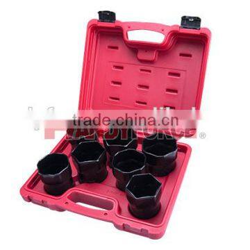 7PCS Wheel Bearing Locknut Sockets Set, Truck Service Tools of Auto Repair Tools