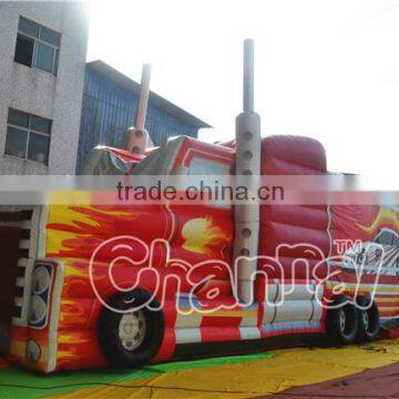 Attractive Giant Inflatable Storm Truck Volkswagen Obstacle Course for Sale photo-2