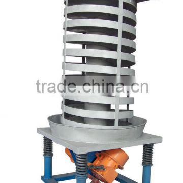 Vibrating material lifting machine for food factory