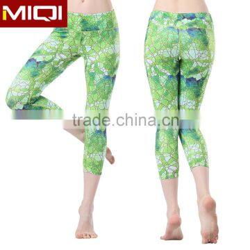 2016 fashion design sublimation printingyogga capri pants women yoga leggings wholesale