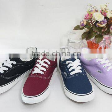 2016 Factory Direct Wholesale Cheap Fashion Style Vulcanized Canvas Shoes photo-2