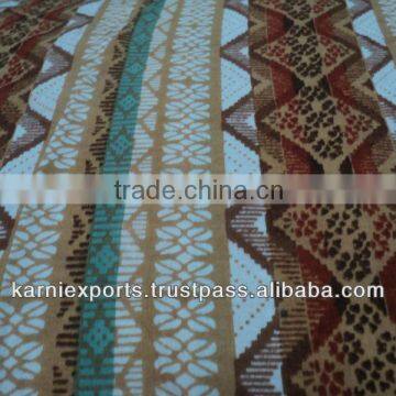 CAMBRICS COTTON FABRICS WITH ZIGZAG PRINTS Indian exporters for Cotton fabrics printed Dyed white Jaipur Manufacturer & Export